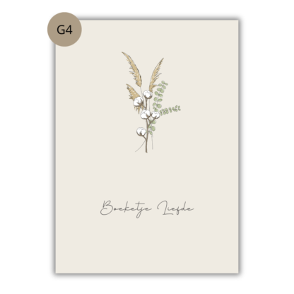 Kaarten Bloemen (set/los) - Afbeelding 5