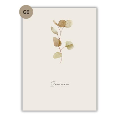 Kaarten Bloemen (set/los) - Afbeelding 7
